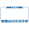 1981 Firebird License Plate Frame - image 1