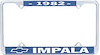 1982 Impala License Plate Frame - image 1