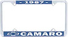 1987 Camaro License Plate Frame - image 1