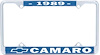 1989 Camaro License Plate Frame - image 1