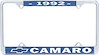1992 Camaro License Plate Frame - image 1