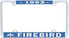 1992 Firebird License Plate Frame - image 1