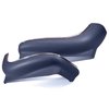 LP1012 1969-71 Chevy II, Nova, GM A, B-Body; Seat Side Panel Apron Covers; Strato Bucket; With Mylar Chrome Trim; Dark Blue ABS - image 2
