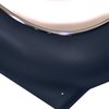 LP1012 1969-71 Chevy II, Nova, GM A, B-Body; Seat Side Panel Apron Covers; Strato Bucket; With Mylar Chrome Trim; Dark Blue ABS - image 3