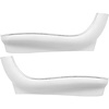 LP1022 1966-72 Chevy II, Nova, GM A, B-Body; Seat Side Panel Covers; Strato Bucket; with Mylar Chrome Trim; White ABS - image 1