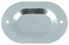 M111 Ford, Lincoln, Mercury Style, Floor Pan Plug, 3" x 4-1/2" - image 1