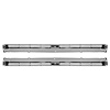 M13208SC 1964-68 Mustang Convertible; Door Sill Plate Moldings; Stainless Steel; LH and RH - image 1