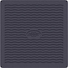 M55001 Accessory Front Floor Mats 1955-56 Bel Air, 150, 210, Nomad; With Bow Tie Logo; Black; Pair - image 1