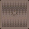 M55071 1955-56 Bel Air, 150, 210, Nomad; Accessory Front Floor Mats; with Bow Tie Logo; Brown; Pair - image 1