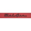 M55102 Floor Mat Set 1955-57 Chevrolet Bel Air; Front And Rear; Red/Black/Beige; 4-Piece Set - image 3