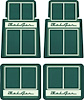 M55105 Carpet Floor Mat Set 1955-57 Chevy Bel Air - image 1