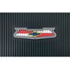 M55206 Ribbed Rubber Floor Mat Set for 1955-1957 Chevy Bel Air, Del Ray, Nomad, 150, 210 [Dark Green] - image 3