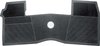 M61001 Bow Tie Rubber Floor Mat Set 1961-64 Chevy w/o Console [Black] - image 3
