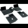 M63001 Bow Tie Rubber Floor Mat Set 1963-64 Impala, Bel Air, Biscayne - image 2