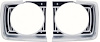 MA1128 Headlamp Bezel Set 1967 Dodge Dart; Pair - image 1