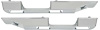 MA1533 Front Arm Rest Bases; 1968-72 Dart, Barracuda, Valiant, Duster; Chrome; Pair - image 1