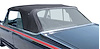 MA155002 1963-64 Dodge Dart GT, Convertible Top, Pinpoint, Black - image 1