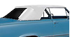 MA155401 1965-66 Plymouth Valiant; Convertible Top; Pinpoint; White - image 1