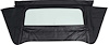 MA155602 1967-69 Dodge Dart; Convertible Rear Window; Tinted Glass; Crush Vinyl; Black - image 1