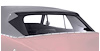 MA155702 1967-69 Plymouth Barracuda; Convertible Rear Window; Plastic Curtain; Pinpoint Vinyl; Black - image 1
