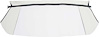 MA155801 1963-64 Dodge Dart GT; Convertible Rear Window; Plastic Curtain; Pinpoint Vinyl; White - image 1