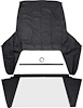 MA156002 1967-69 Dodge Dart; Convertible Rear Window; Plastic Curtain; Pinpoint Vinyl; Black - image 1