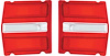 MA2081 Tail Light Lens 1968 Dodge Dart; RH and LH; Pair - image 1