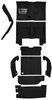 MA507501 Loop Carpet Set 1964-66 Barracuda; 4 Speed; Complete; 9-Piece Set; Black - image 2