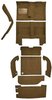 MA507510 Loop Carpet Set 1964 Barracuda; 4 Speed; Complete; 9-Piece Set; Dark Brown - image 2