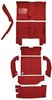 MA510502 Complete 9-Piece Red Loop Carpet Set 1964-66 Barracuda With Auto Trans - image 2