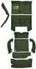 MA510530 Complete 9-Piece Olive Green Loop Carpet Set 1966 Barracuda With Auto Trans - image 2