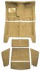 MA513520 Complete 6-Piece Gold Loop Carpet Set 1967-69 Barracuda 4 Speed - image 2