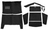 MA516501 Complete 7-Piece Black Loop Carpet Set 1967-69 Barracuda Fastback Auto Trans - image 2