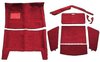 MA516502 Loop Carpet Set 1967-69 Barracuda Auto Trans Complete 7-Piece Red - image 2
