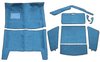 MA516509 Loop Carpet Set 1967-69 Barracuda Auto Trans Complete 7-Piece Medium Blue - image 2