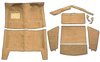 MA516511 Loop Carpet Set 1967-68 Barracuda Auto Trans Complete 7-Piece Medium Saddle - image 2