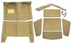 MA516520 Loop Carpet Set 1967-69 Barracuda Auto Trans Complete 7-Piece Gold - image 2