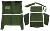 MA516530 Loop Carpet Set 1969 Barracuda Auto Trans Complete 7-Piece Dark Olive - image 2