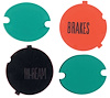 MA564 Dash Indicator Lens Set 1967-71 Barracuda, Duster, Demon; 4-Piece Set - image 1