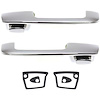 MA7176 Front Outer Door Handle Set; 1971-76 Dodge, Plymouth A-Body, 1972-93 Dodge D/W Pickup; With Chrome Buttons - image 1
