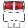 MA8170 Tail Lamp Assemblies 1967 Dodge Dart; with Gaskets; Preassembled; Pair - image 2