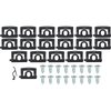 MA9871 1968-69 Plymouth Barracuda; Rear Window Molding Clip Set; Coupe, Hardtop; 18-Piece Set - image 2
