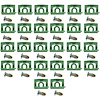 MA9872B Rear Window Molding Clip Set; 1968-69 Plymouth Barracuda; 2 door Fastback; 26 Clip Set With Sealing Screws - image 1