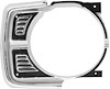 MA9901 Headlamp Bezel 1969 Dodge Dart; Passenger Side - image 1