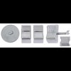 MB1232 1968-69 Dodge Charger Rallye; Dash Knob Set; Chrome ; 5 Piece Set - image 2