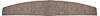 MB1316 Rear Package Tray Insulation 1975 Road Runner - image 1