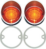 1968-69 CORONET PARK LAMP LENSES PAIR - image 1