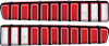 MB2145 Tail Lamp Lens Set 1973-74 Dodge Charger; Pair - image 1