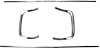 MB2172 Grill Molding Set 1968 Dodge Charger; 4 Piece - image 1
