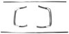 MB2172 Grill Molding Set 1968 Dodge Charger; 4 Piece - image 3